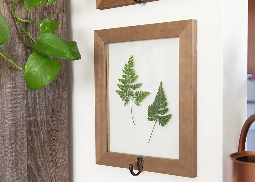 Framed leaves deals
